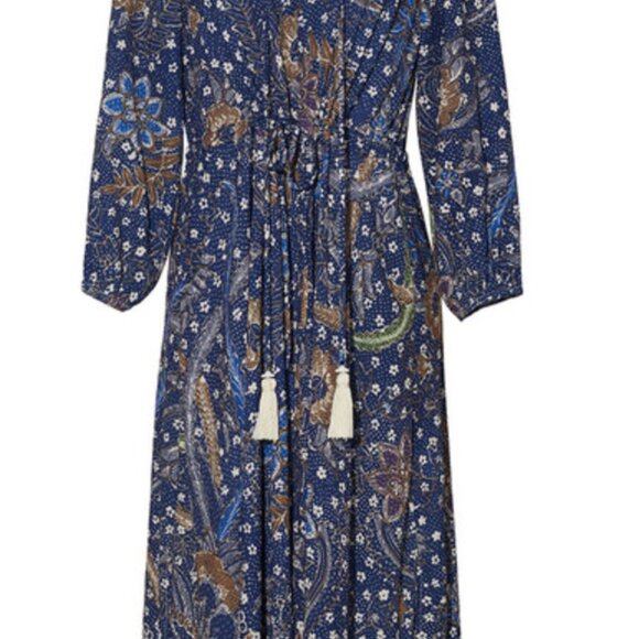 Cara Cara NYC Tanglewood Dress Batik Navy - Picture 2 of 9